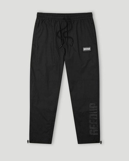 Black Geedup Tech Track Pants