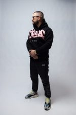 Black Geedup Tech Track Pants