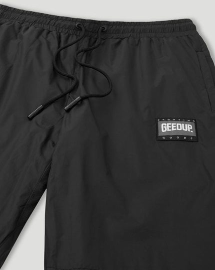 Black Geedup Tech Track Pants